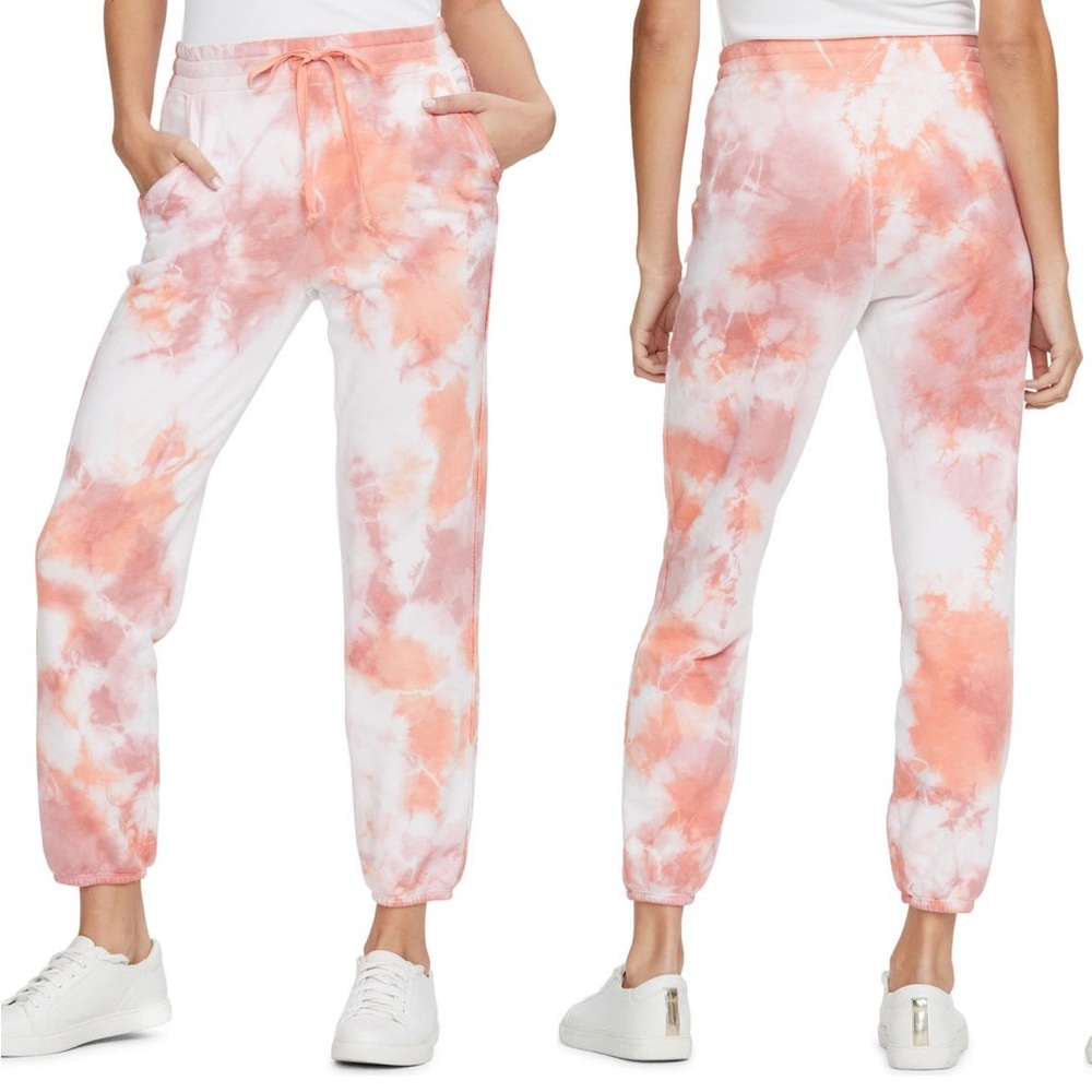 Pink Tie Dye Jogger Sweatpants